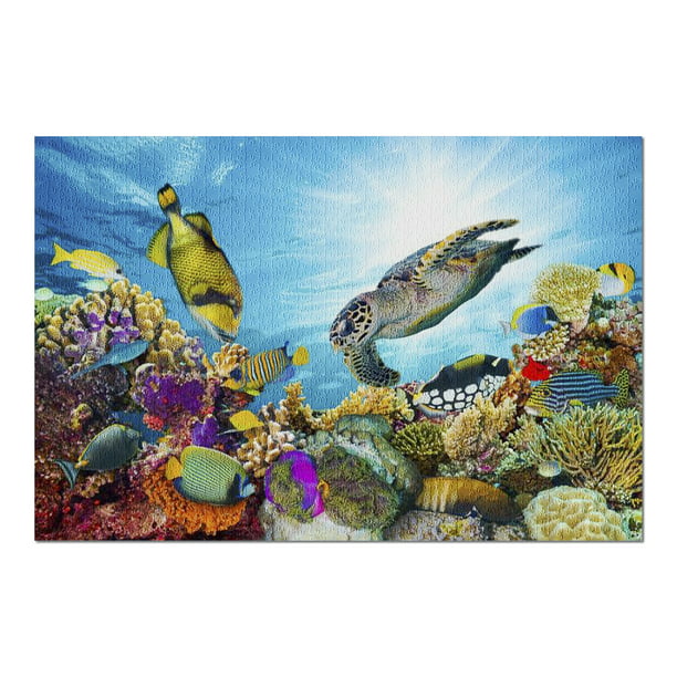 Cra-Z-Art Tropical Fish Wonderful Water World 500 Piece Jigsaw Puzzle 
